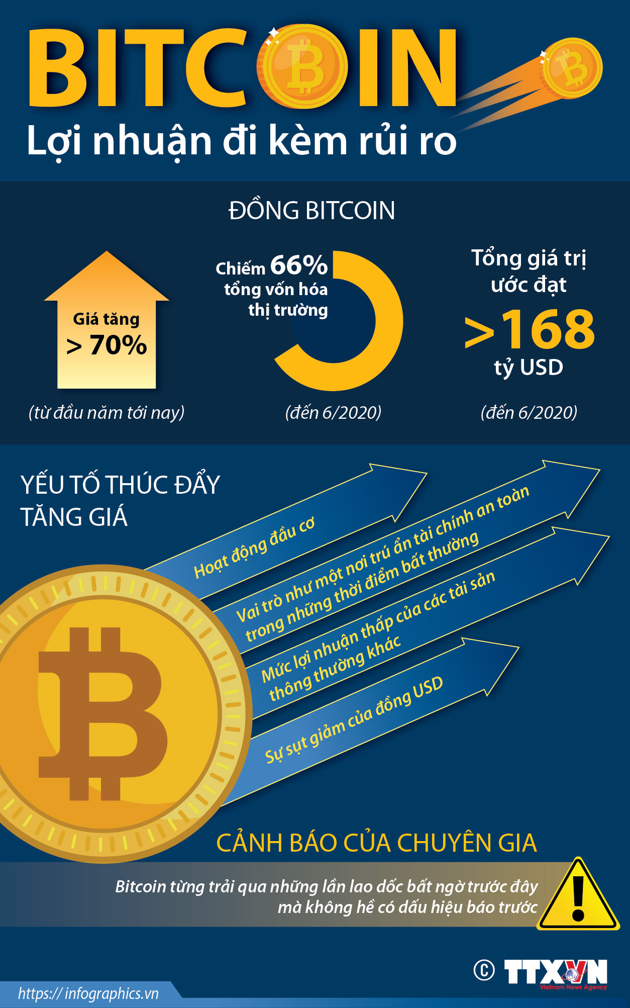 [Infographics] Tiền điện tử bitcoin - Khi lợi nhuận đi kèm rủi ro ảnh 1