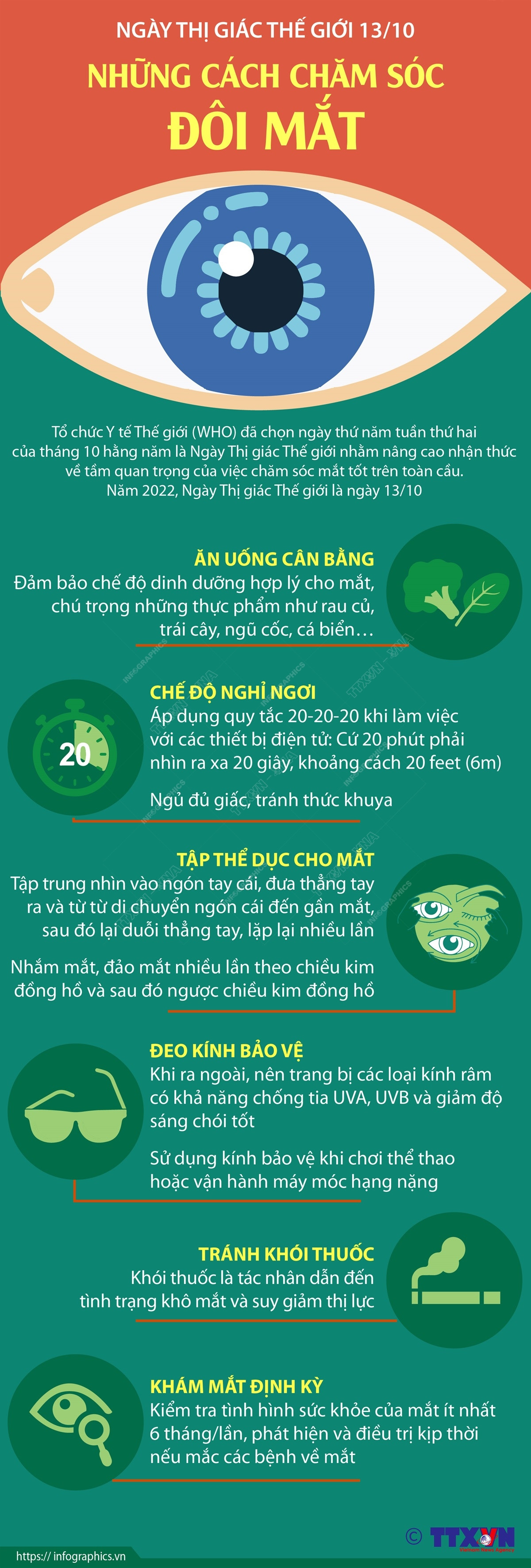 Ngày Thị giác Thế giới 13/10: Những cách chăm sóc đôi mắt ảnh 1