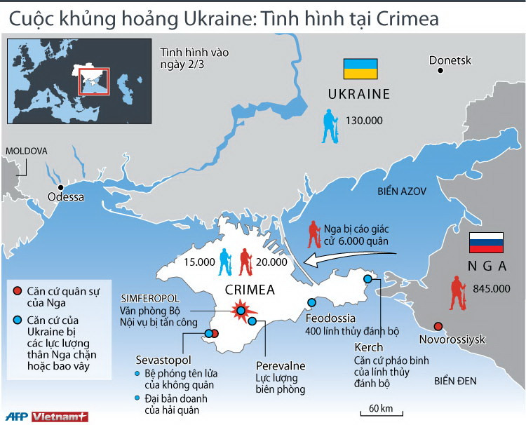 Hình ảnh đồ họa về những diễn biến mới nhất tại Crimea ảnh 1