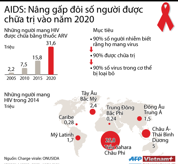 [Infographics] Nỗ lực ngăn chặn căn bệnh thế kỷ HIV/AIDS ảnh 1