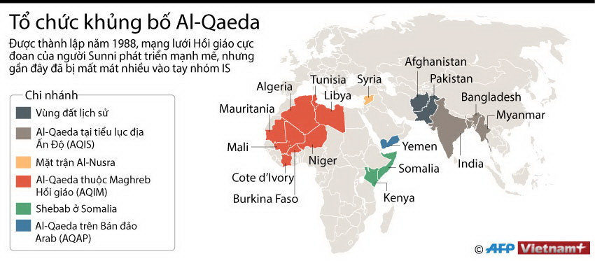 [Infographics] Những điều chưa biết về tổ chức khủng bố al-Qaeda ảnh 1