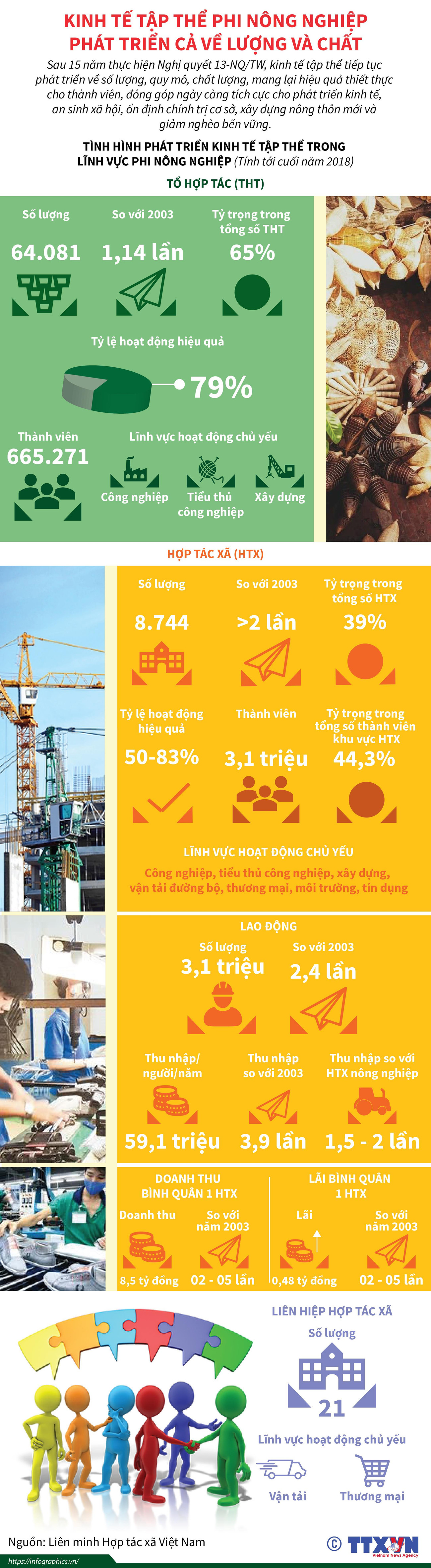 Kinh tế tập thể phi nông nghiệp phát triển cả về lượng và chất ảnh 1