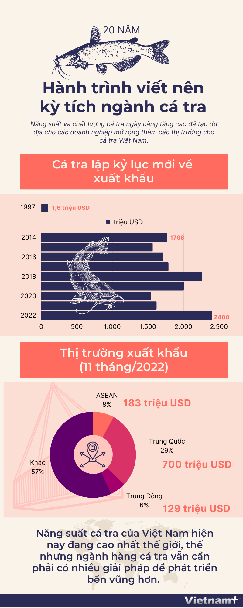 20 năm cuộc hành trình viết nên kỳ tích ngành cá tra Việt Nam ảnh 1