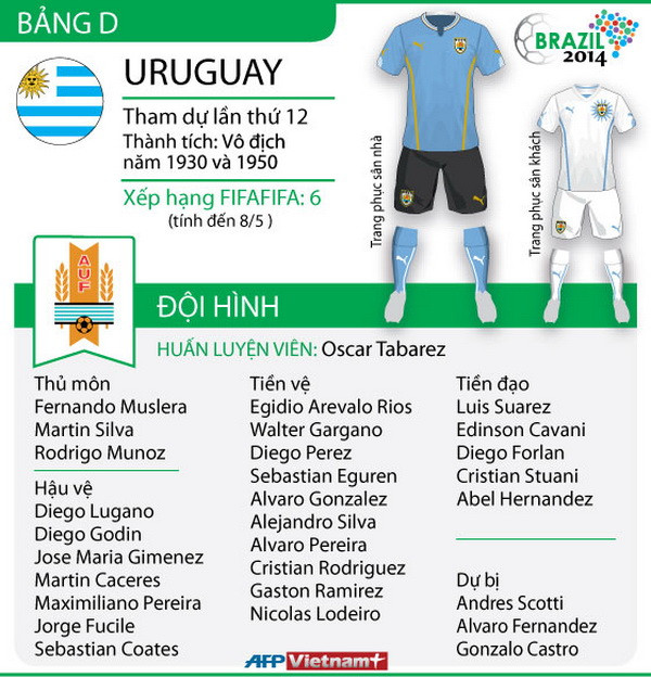 [Infographics] Thông tin về các đội tuyển tham dự World Cup ảnh 5