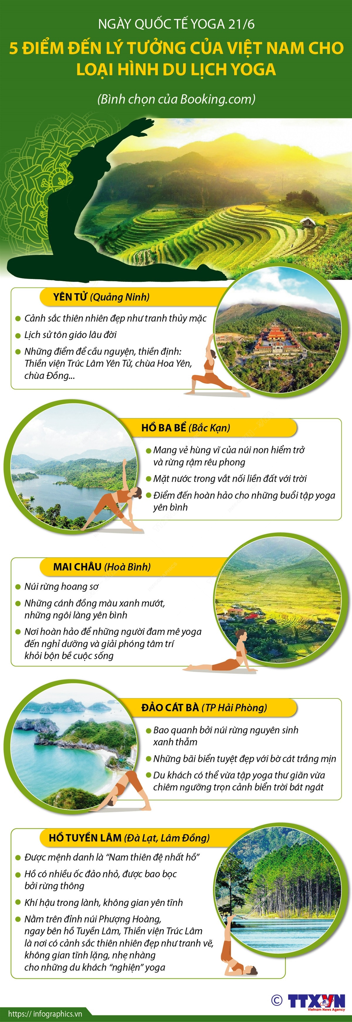 5 điểm đến lý tưởng của Việt Nam cho loại hình du lịch yoga ảnh 1