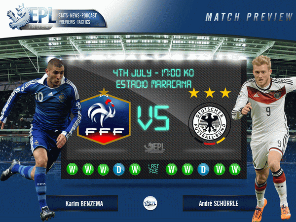 [Infographics] Thống kê đường đi đến trận tứ kết của Đức-Pháp ảnh 1