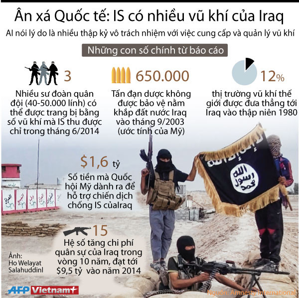 [Infographics] Nguồn gốc phần lớn số vũ khí mà IS sử dụng ảnh 1
