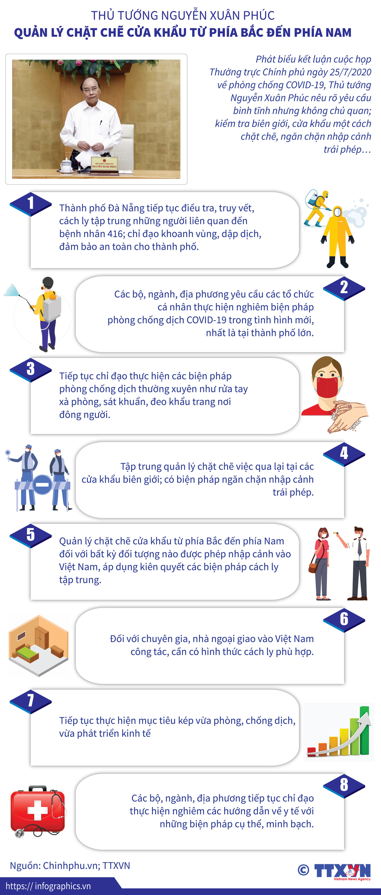 Thủ tướng: Quản lý chặt chẽ cửa khẩu từ phía Bắc đến phía Nam ảnh 1