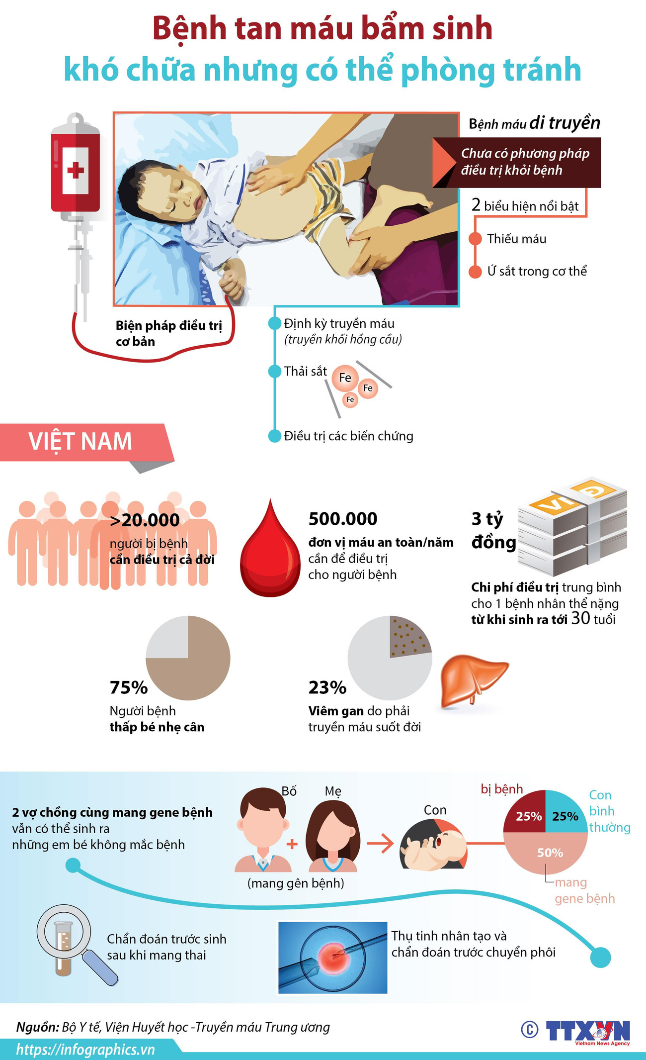(Nhấp chuột để xem kích thước chuẩn) Bệnh tan máu bẩm sinh khó chữa nhưng có thể phòng tránh ảnh 1