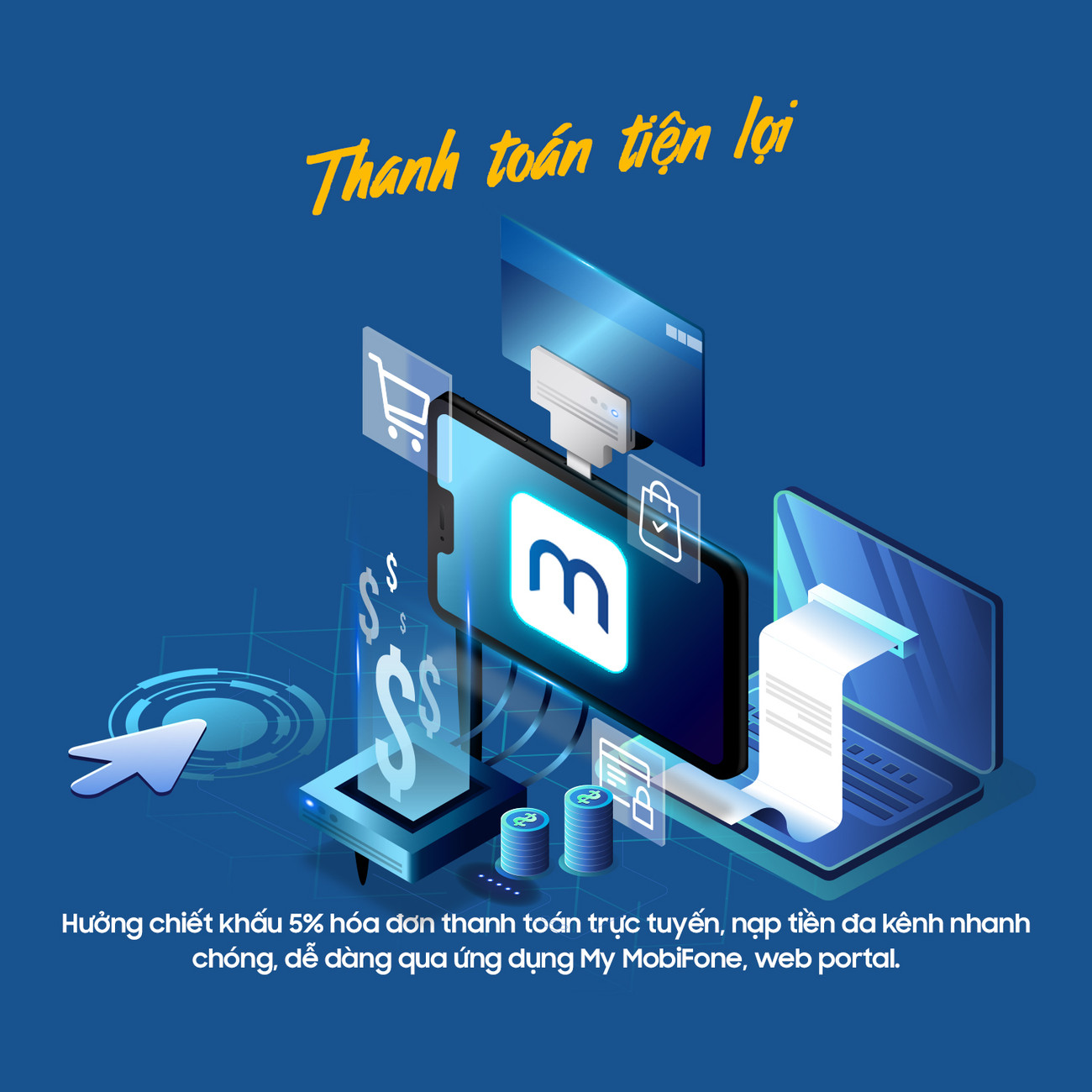 [Infographics] Ngồi nhà thao tác mọi giao dịch cùng MobiFone ảnh 5