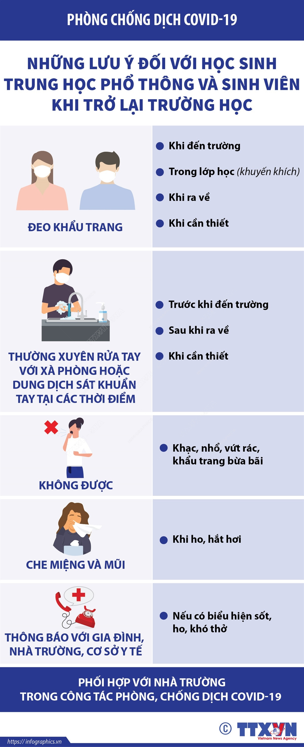 Những lưu ý đối với học sinh THPT và sinh viên khi trở lại trường ảnh 1