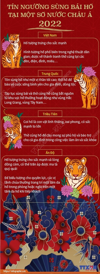 [Infographics] Tín ngưỡng sùng bái hổ tại các nước châu Á ảnh 1