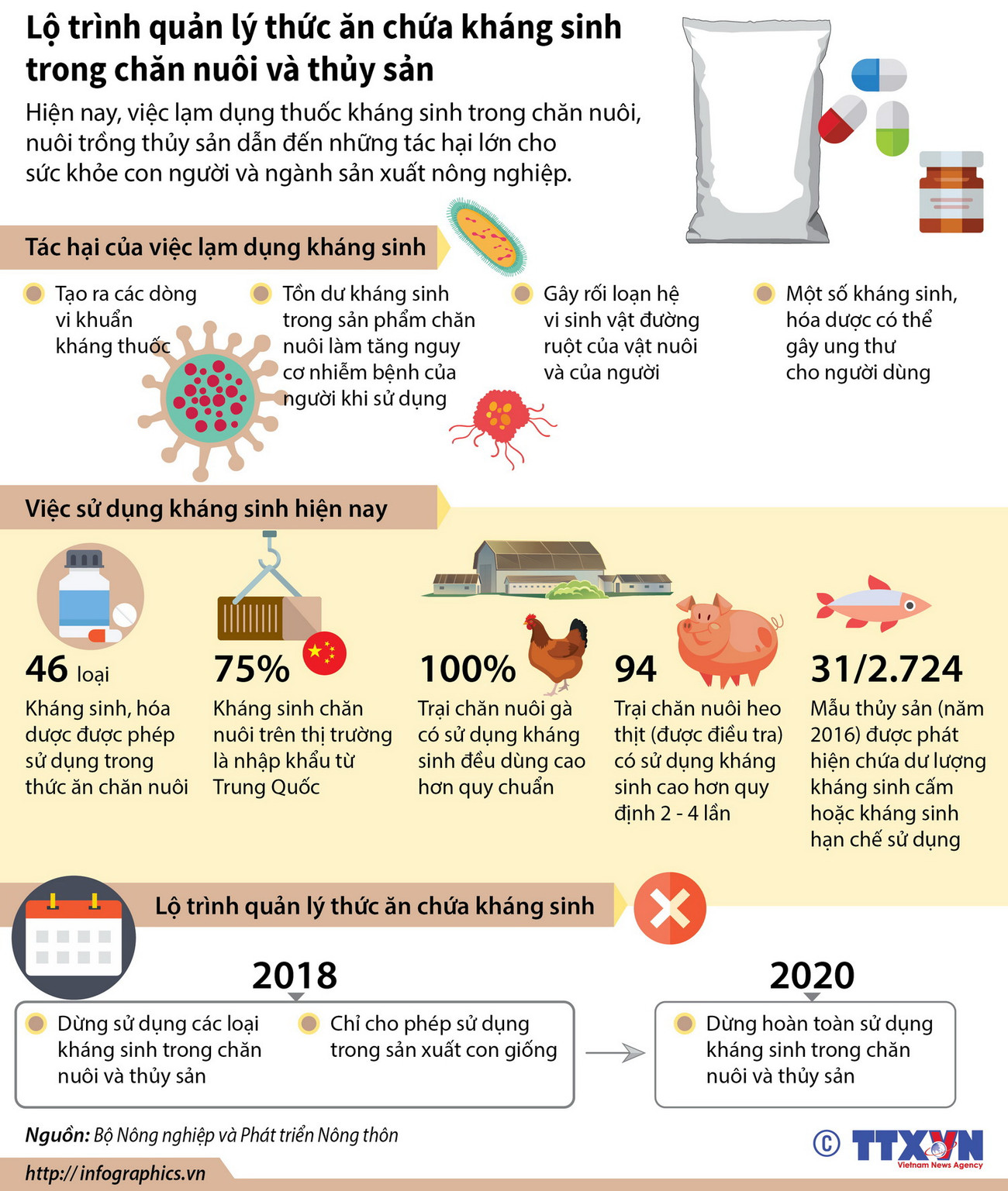 [Infographics] Quản lý thức ăn chứa kháng sinh trong chăn nuôi ảnh 1