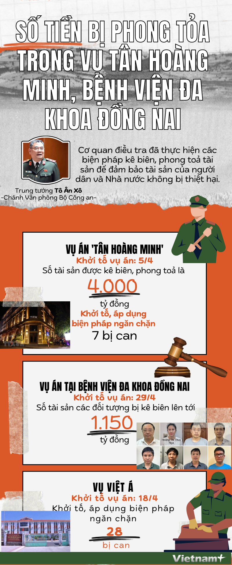 Tài sản bị kê biên trong vụ Tân Hoàng Minh, Bệnh viện Đa khoa Đồng Nai ảnh 1