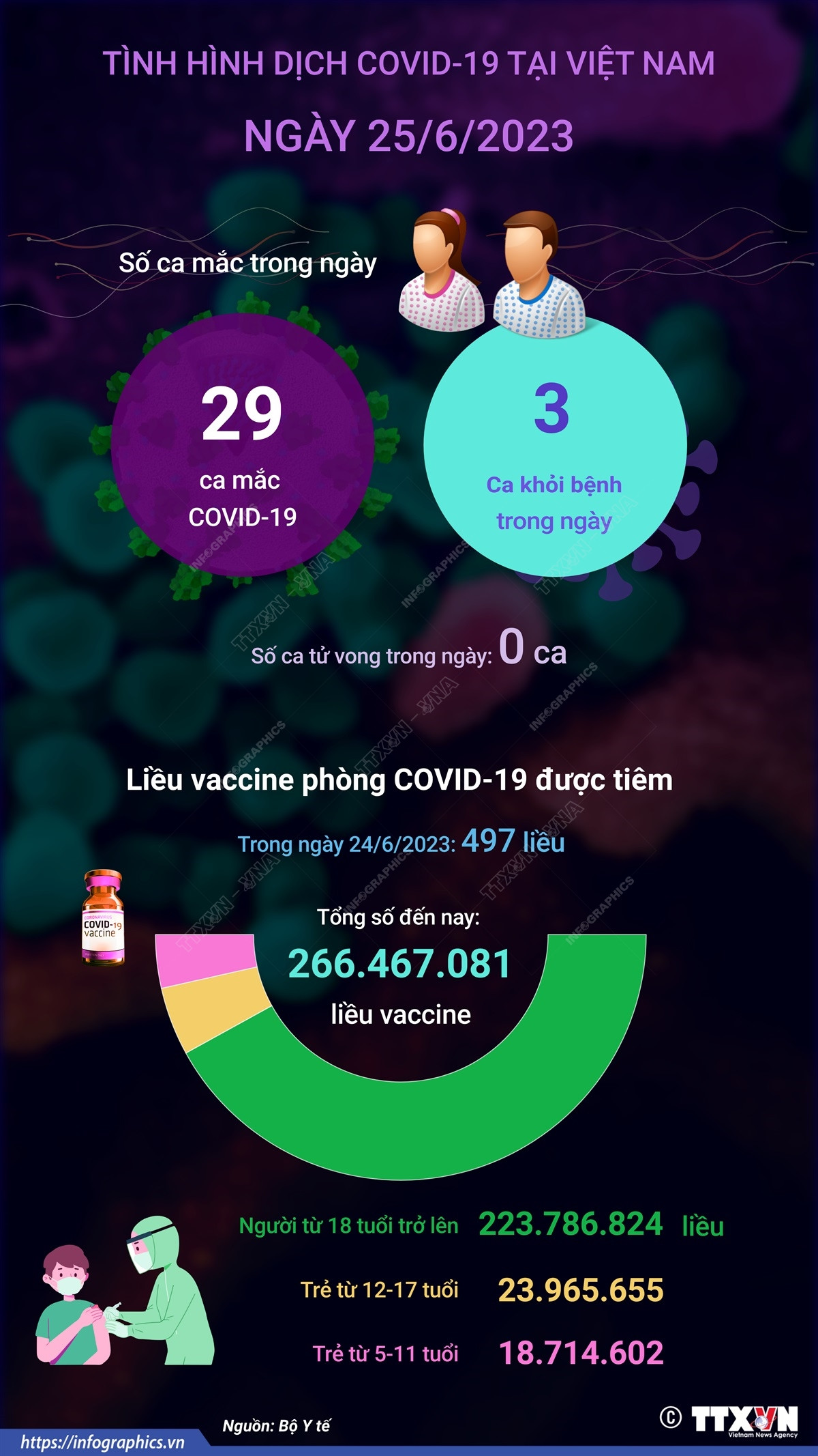[Infographics] Cập nhật tình hình dịch COVID-19 tại Việt Nam ngày 25/6 ảnh 1