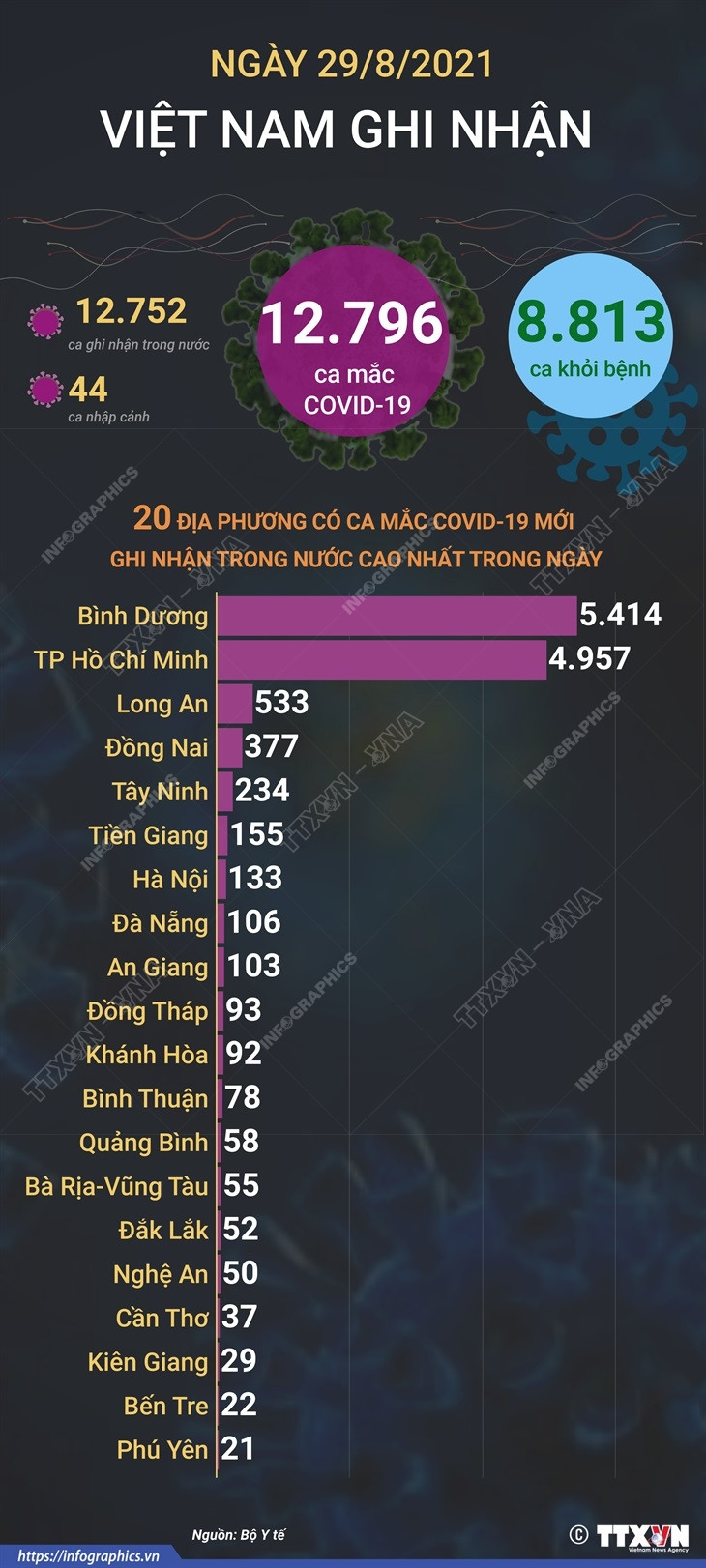 [Infographics] Thêm 8.813 bệnh nhân COVID-19 được công bố khỏi bệnh ảnh 1