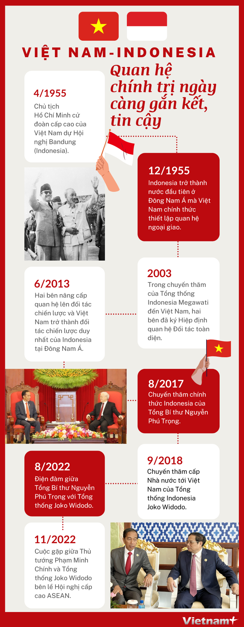 [Infographics] Quan hệ Việt Nam-Indonesia ngày càng gắn kết, tin cậy ảnh 1