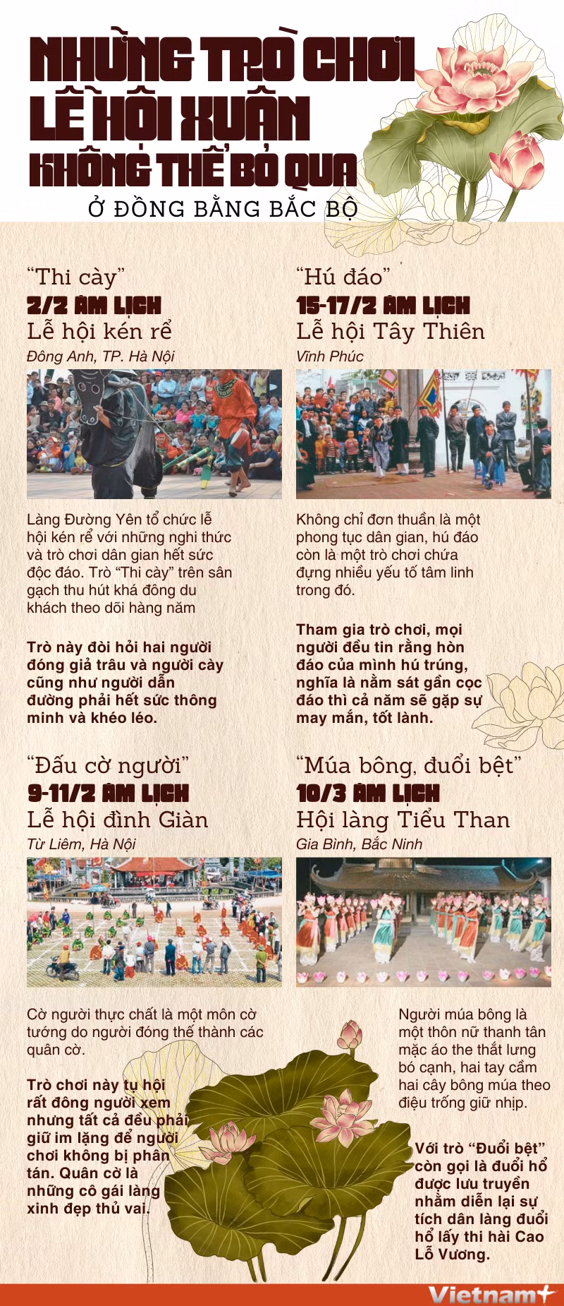 Những trò chơi lễ hội Xuân không thể bỏ qua ở đồng bằng Bắc Bộ ảnh 1