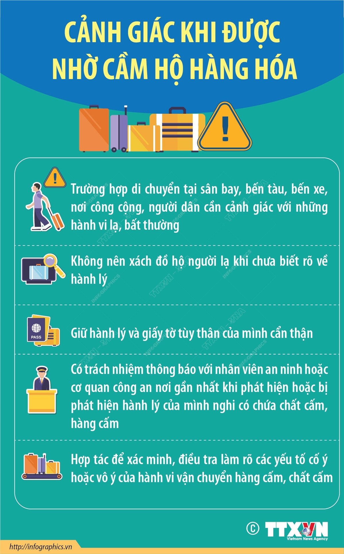 Bộ Công an khuyến cáo người dân cảnh giác khi được nhờ cầm hộ hàng hóa ảnh 1