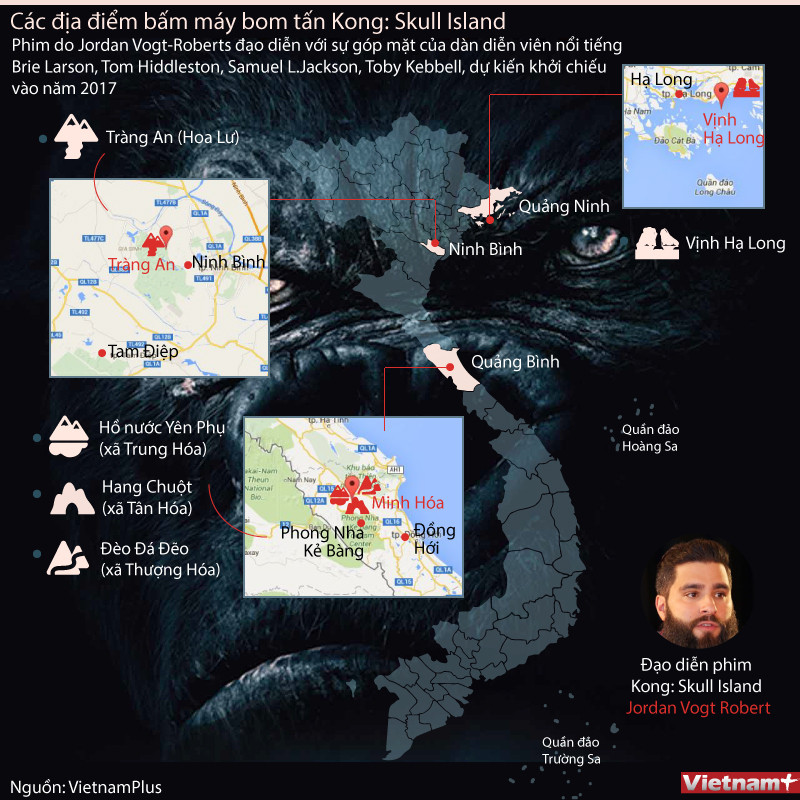 [Infographics] Những địa điểm bấm máy của "Kong: Skull Island" ảnh 1