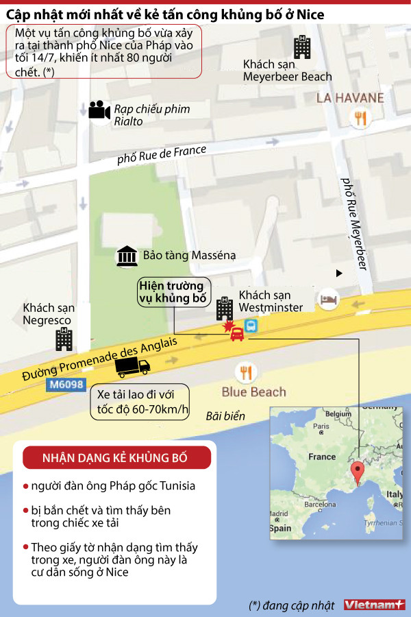 [Infographics] Cập nhật mới nhất về kẻ tấn công khủng bố ở Nice ảnh 1