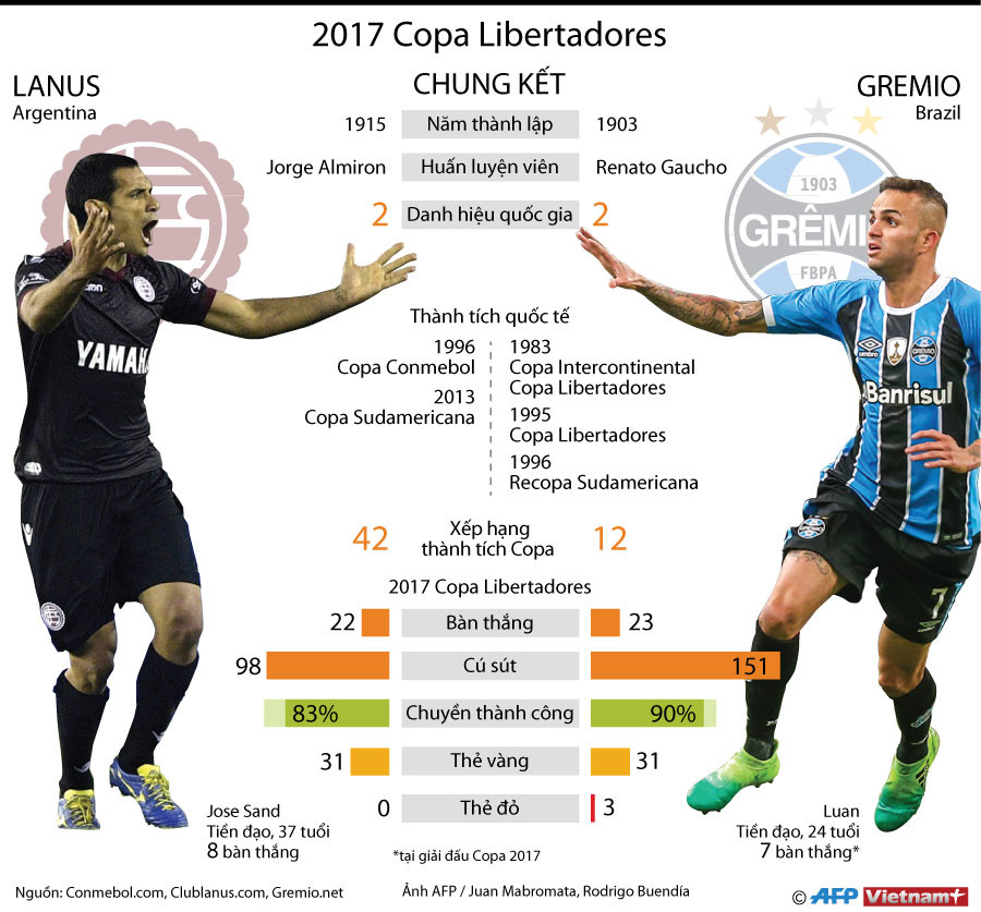[Infographics] Nhìn lại thực lực 2 đội dự chung kết Copa Libertadores ảnh 1