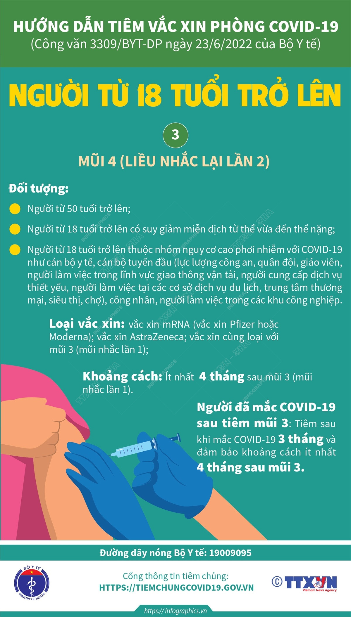 Hướng dẫn tiêm vaccine phòng COVID-19 cho người từ 18 tuổi trở lên ảnh 3
