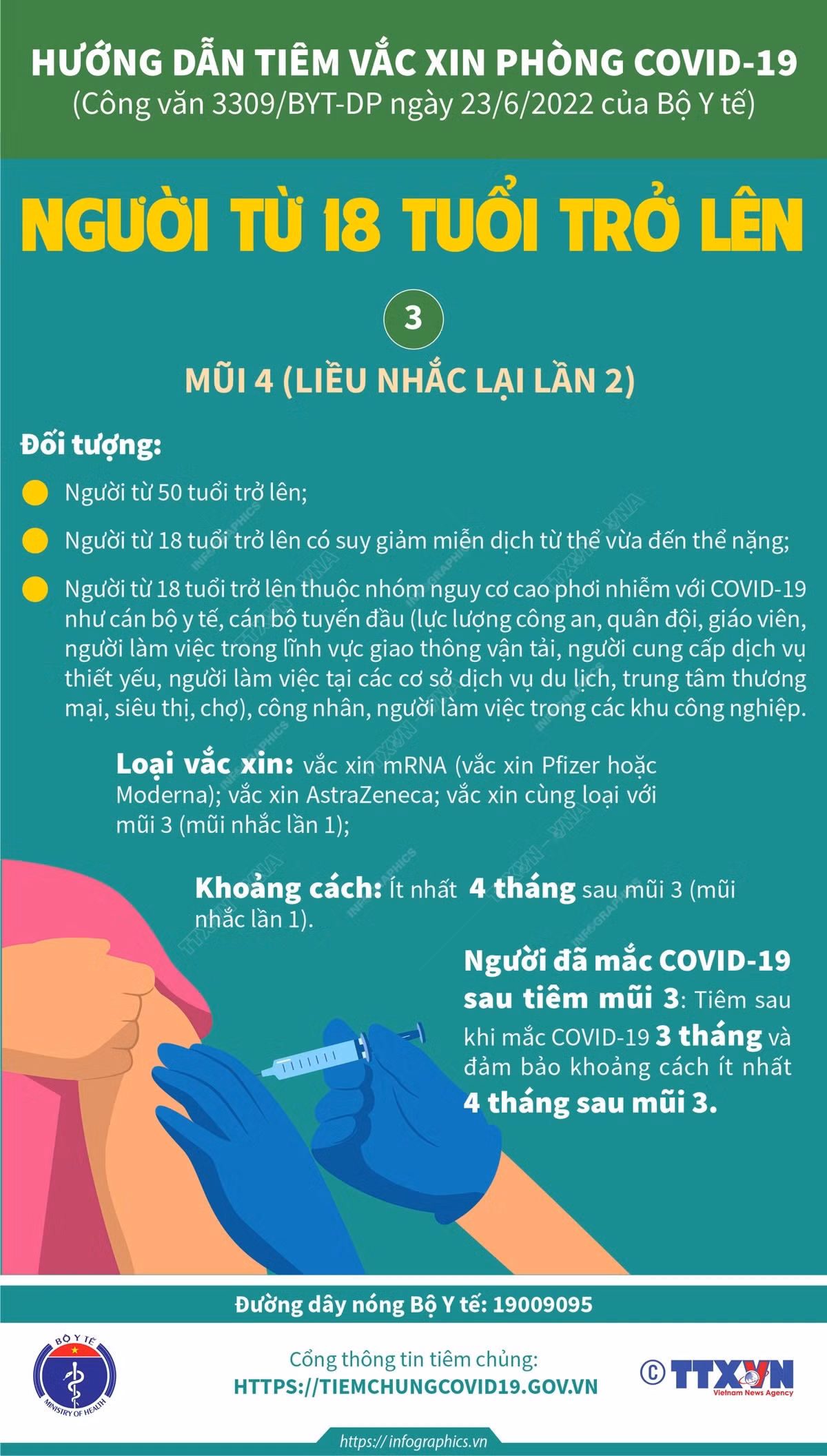Hướng dẫn tiêm vaccine phòng COVID-19 cho người từ 18 tuổi trở lên ảnh 3
