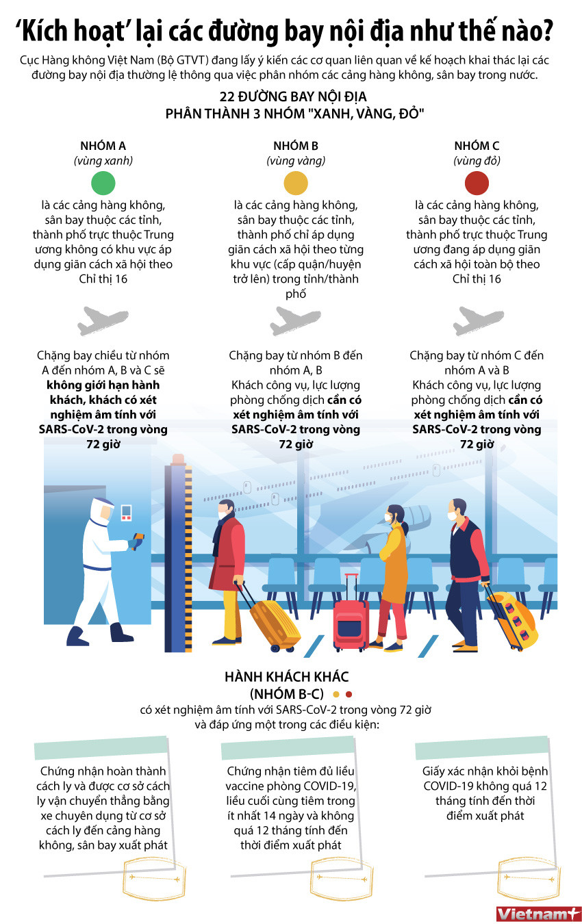 [Infographics] Kích hoạt lại các đường bay nội địa như thế nào? ảnh 1