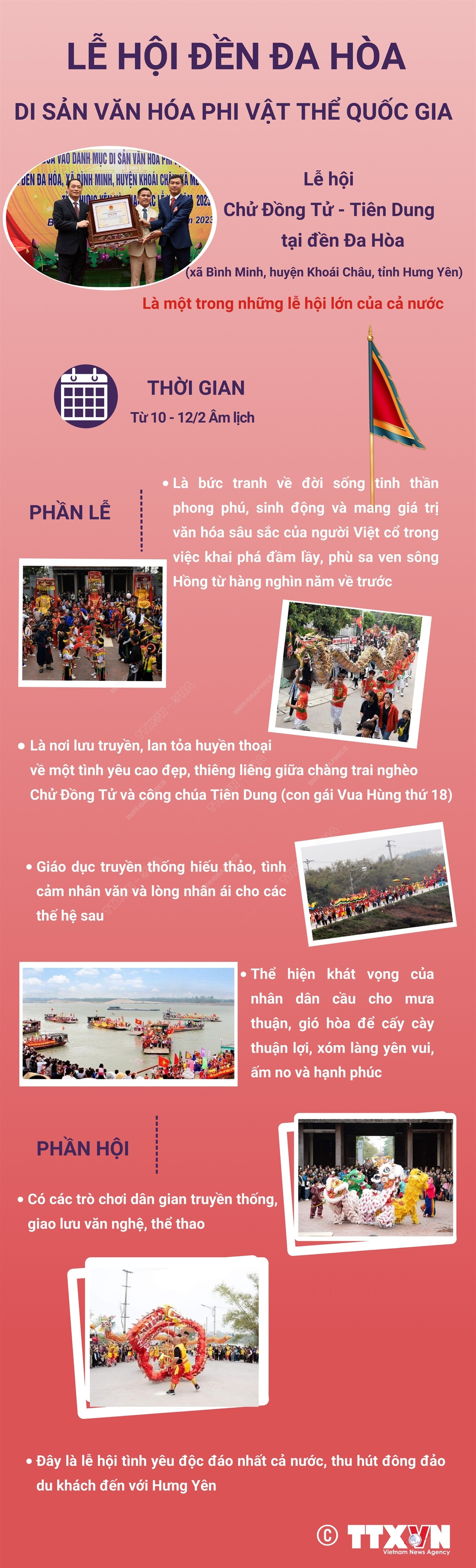 Lễ hội Đền Đa Hòa là Di sản Văn hóa Phi vật thể Quốc gia ảnh 1