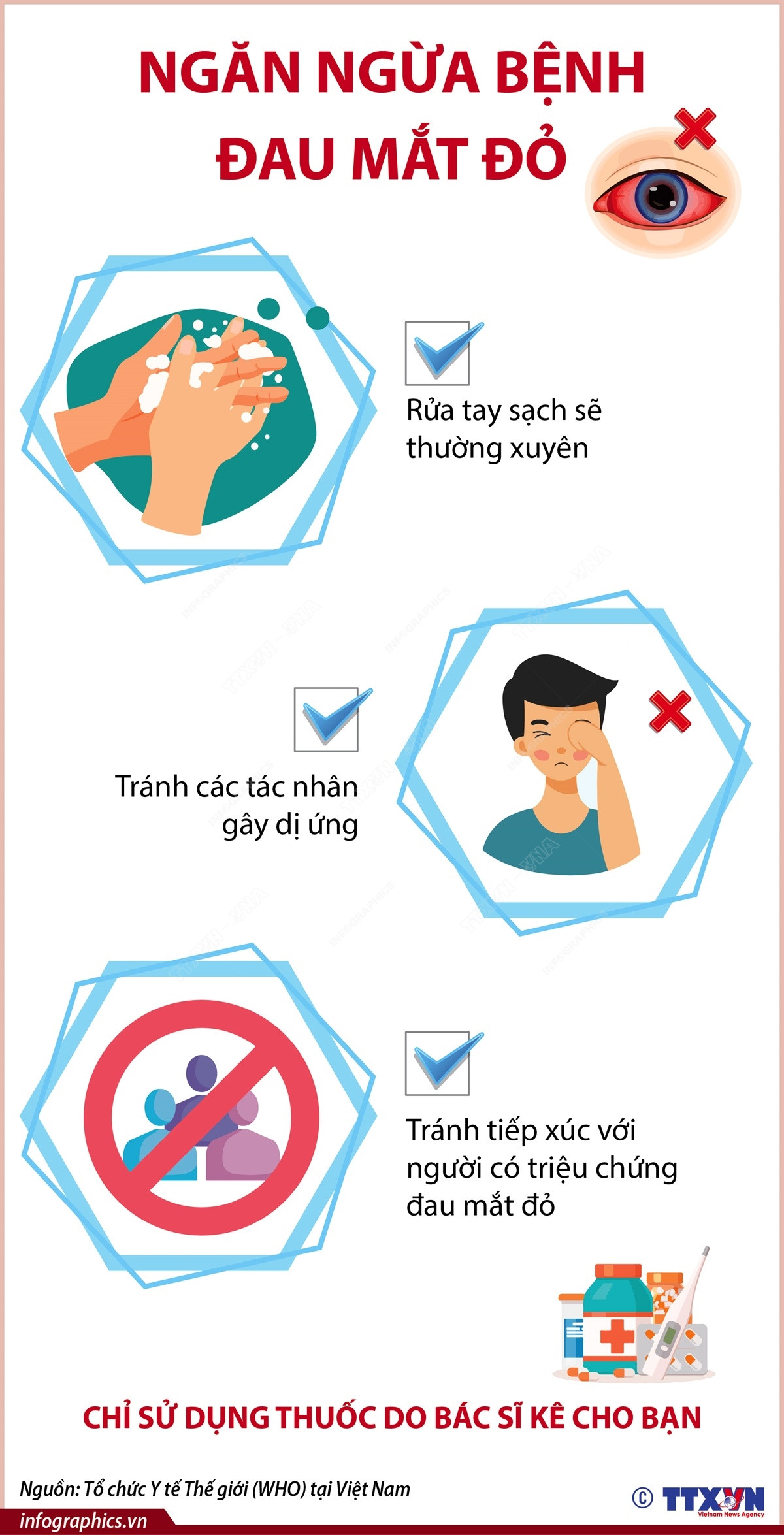 Những việc làm đơn giản giúp ngăn ngừa bệnh đau mắt đỏ ảnh 1