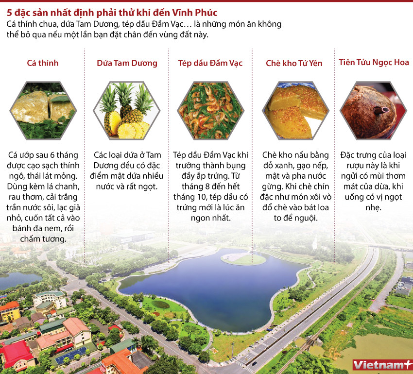 [Infographics] 5 đặc sản nhất định phải thử khi đến Vĩnh Phúc ảnh 1