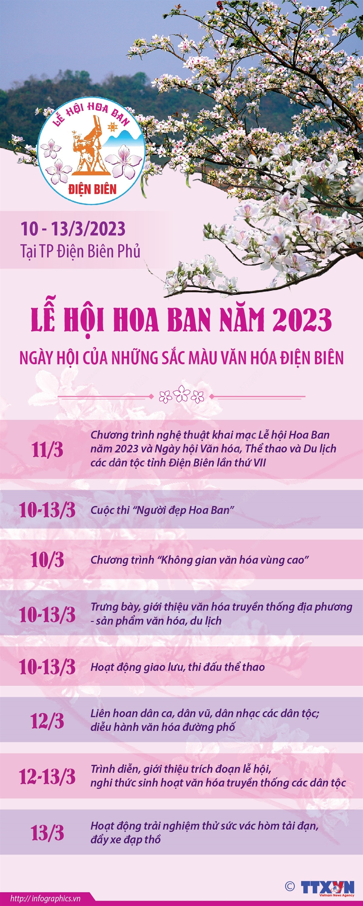 Lễ hội Hoa Ban - ngày hội của những sắc màu văn hóa Điện Biên ảnh 1