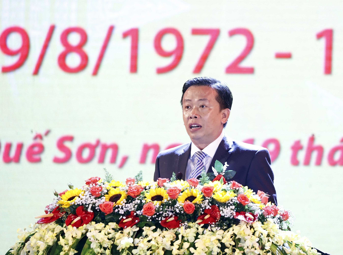 [Photo] Chủ tịch nước dự lễ Kỷ niệm 50 năm chiến thắng Cấm Dơi ảnh 8