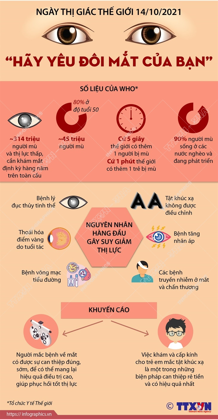 [Infographics] Ngày Thị giác Thế giới: Hãy yêu đôi mắt của bạn ảnh 1