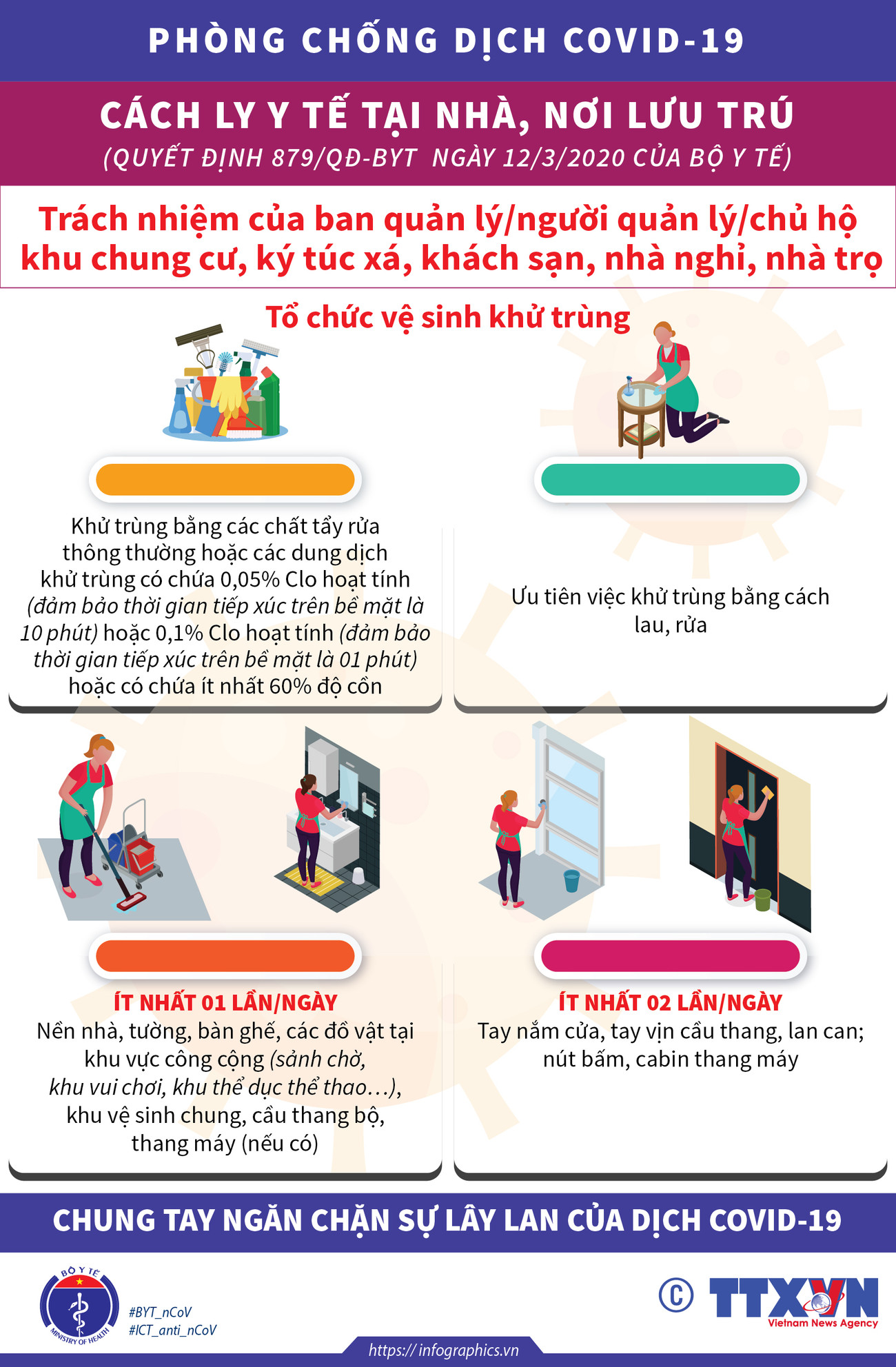 [Infographics] Trách nhiệm của xã, phường nơi có người được cách ly ảnh 1