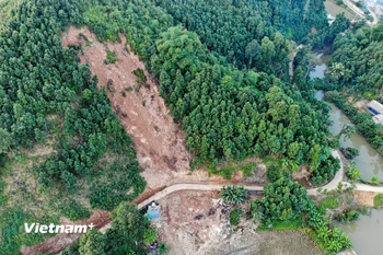 Nguy cơ xảy ra lũ, ngập lụt, lũ quét, sạt lở đất. (Ảnh minh họa. Nguồn: Vietnam+)