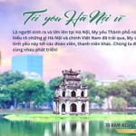 Á hậu 1 Hoa hậu Việt Nam 2014 Nguyễn Trần Huyền My gửi thông điệp bày tỏ tình yêu Hà Nội. 