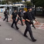 Lực lượng cảnh sát Israel.(Nguồn: AFP/TTXVN)