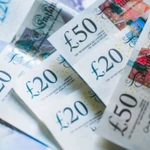 Đồng bảng Anh. (Ảnh: Getty Images/TTXVN)