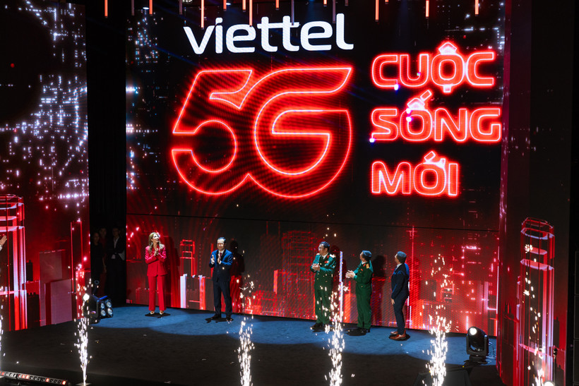 Viettel chính thức cung cấp mạng 5G đầu tiên tại Việt Nam. (Ảnh: Minh Sơn/Vietnam+)