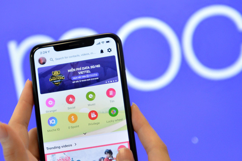 Ứng dụng Mocha của Viettel. (Ảnh: Viettel)