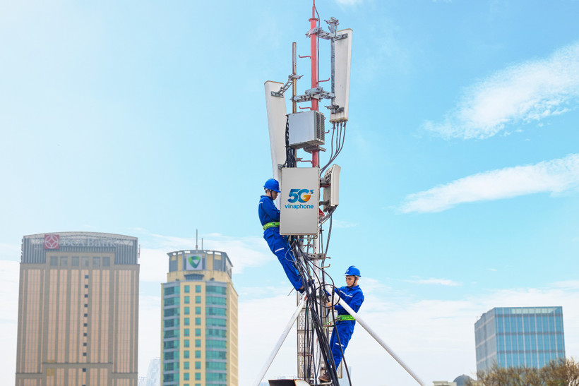 VinaPhone 5G đã có mặt tại nhiều tỉnh thành trên cả nước. (Ảnh: Minh Sơn/Vietnam+)