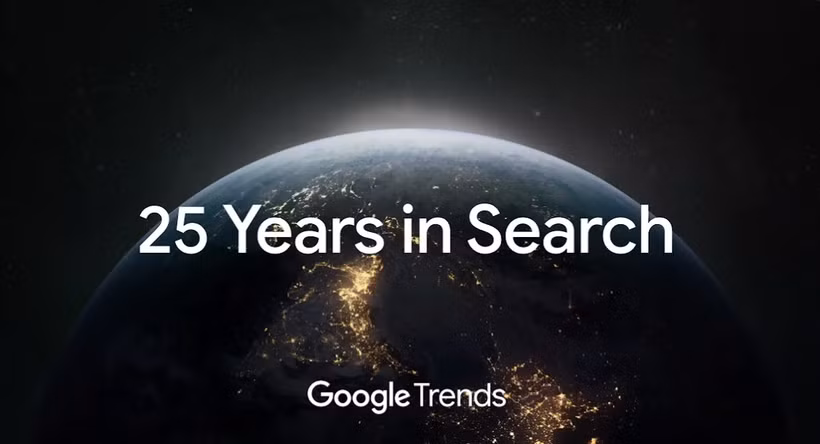 Những từ khóa được tìm kiếm nhiều nhất trên Google 25 năm qua