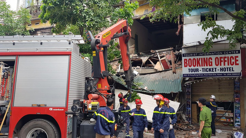 Hiện trường nơi xảy ra vụ việc. (Ảnh: PV/Vietnam+)
