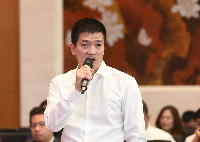 Ông Phan Đức Trung cho biết đội ngũ chuyên gia và đối tác VBA đã phân tích độc lập vụ tấn công Kyber Elastic ngay sau khi thông tin được công bố. (Ảnh: Hiệp hội Blockchain Việt Nam)