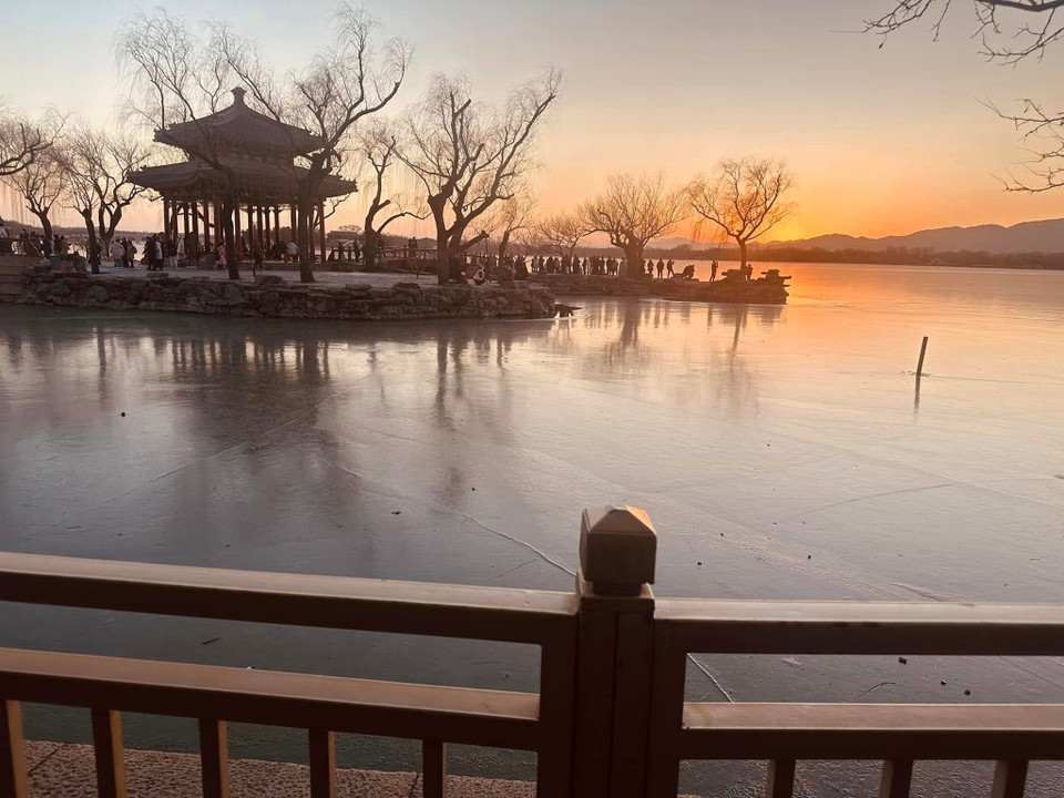 Hồ Côn Minh chiếm 3/4 diện tích của Di Hòa viên. (Ảnh: Anh Quang/Vietnam+)