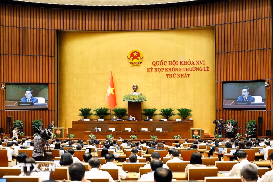 Quang cảnh phiên họp. (Ảnh: Doãn Tấn/TTXVN)