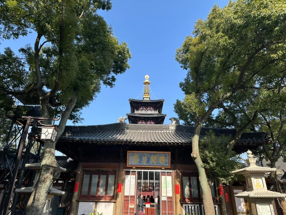 Đại Hùng Bảo Điện là tòa điện chính cao nhất của chùa Hàn Sơn (Ảnh: Anh Quang/Vietnam+)