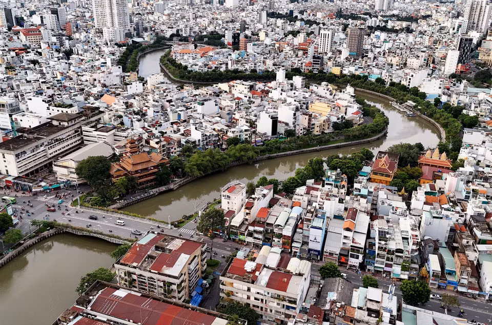 Kênh Nhiêu Lộc - Thị Nghè tạo diện mạo mới cho khu vực đô thị trung tâm Thành phố Hồ Chí Minh. (Ảnh: Hồng Đạt/TTXVN)